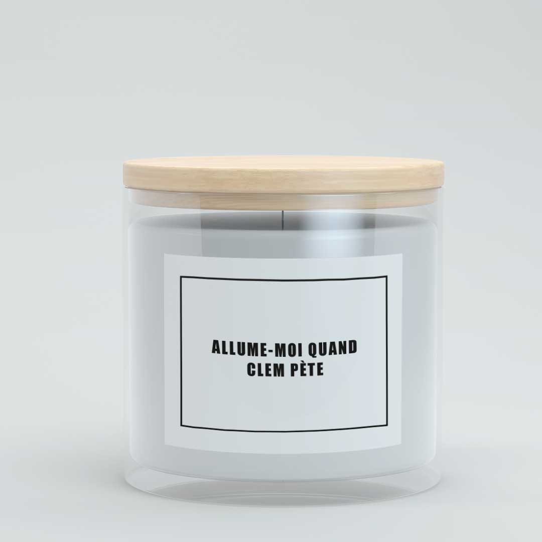 Bougie personnalisée fun – Allume moi quand…