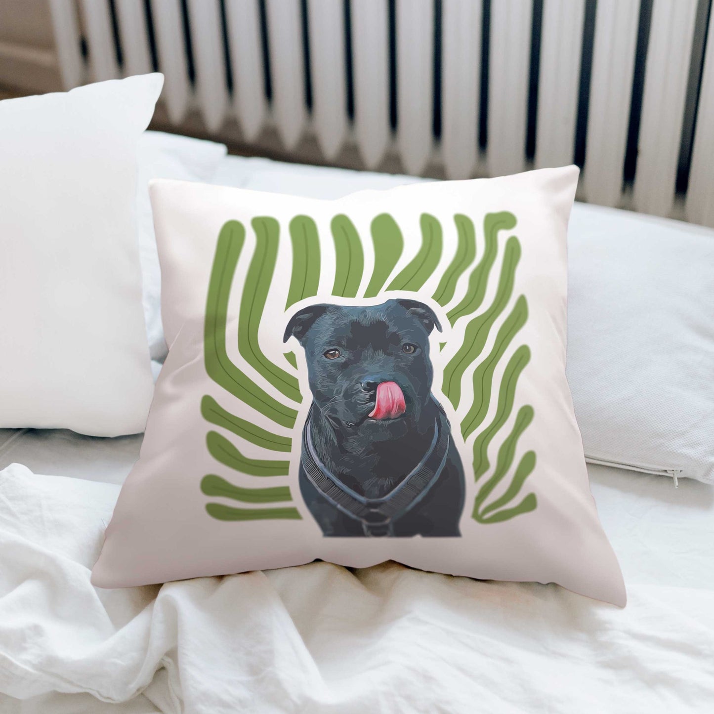 Coussin personnalisé animaux – Leaf