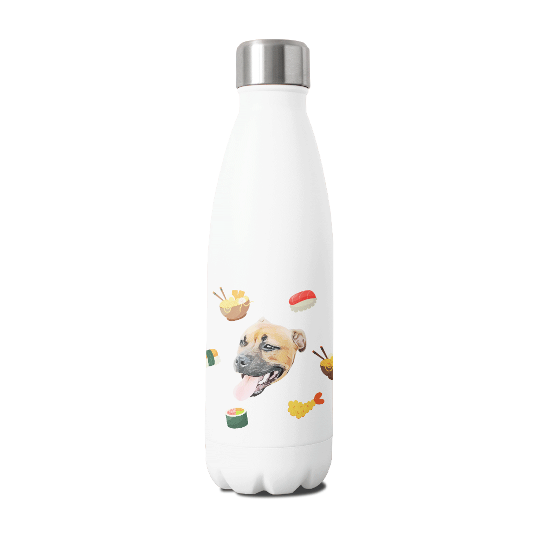 Gourde isotherme personnalisée animal - Ramen & Fish 🍣