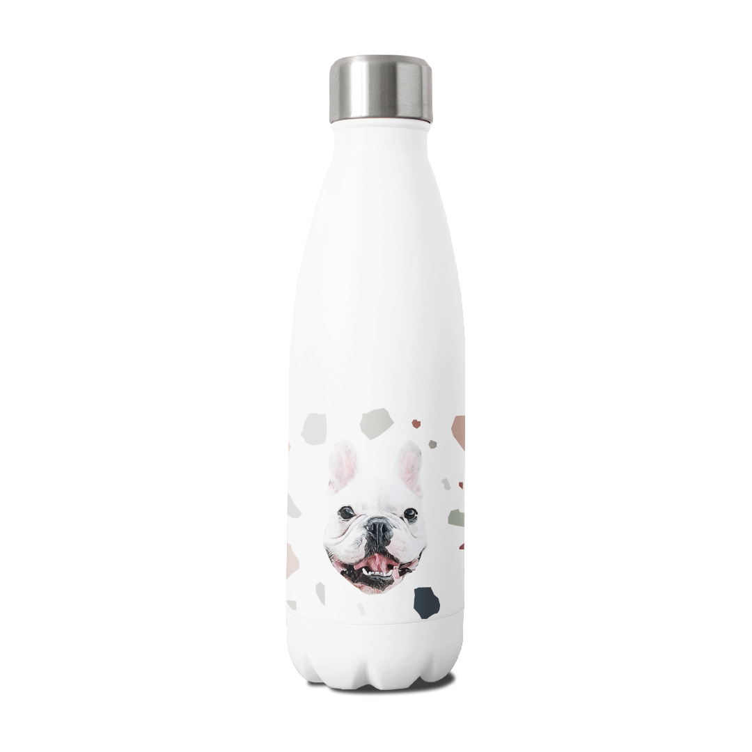 Gourde isotherme personnalisée animal - Terrazzo