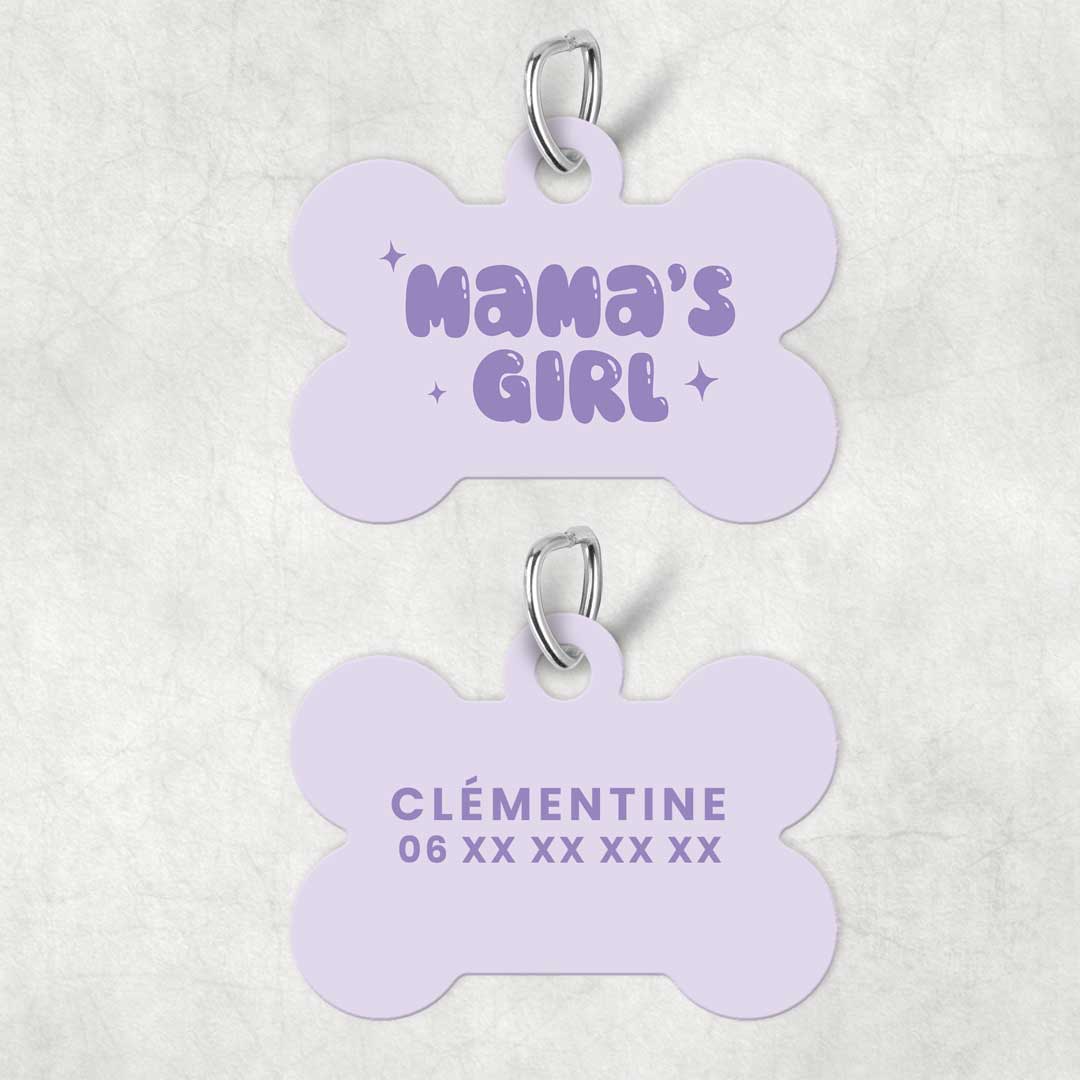 Médaille pour animal à personnaliser - Mama's Girl