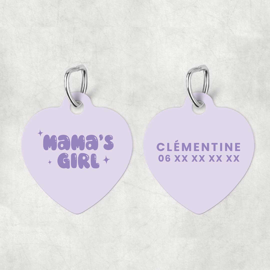 Médaille pour animal à personnaliser - Mama's Girl