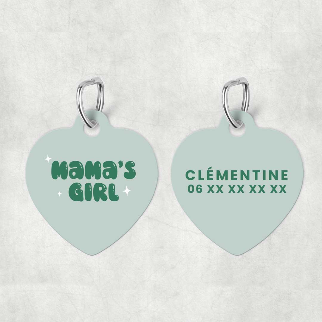 Médaille pour animal à personnaliser - Mama's Girl