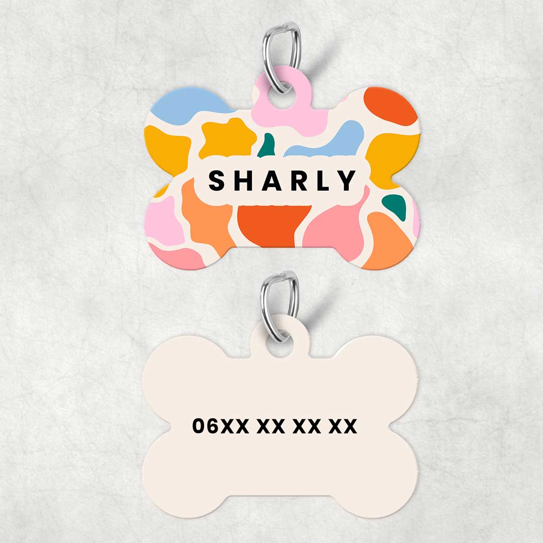 Médaille pour animal à personnaliser - Funky