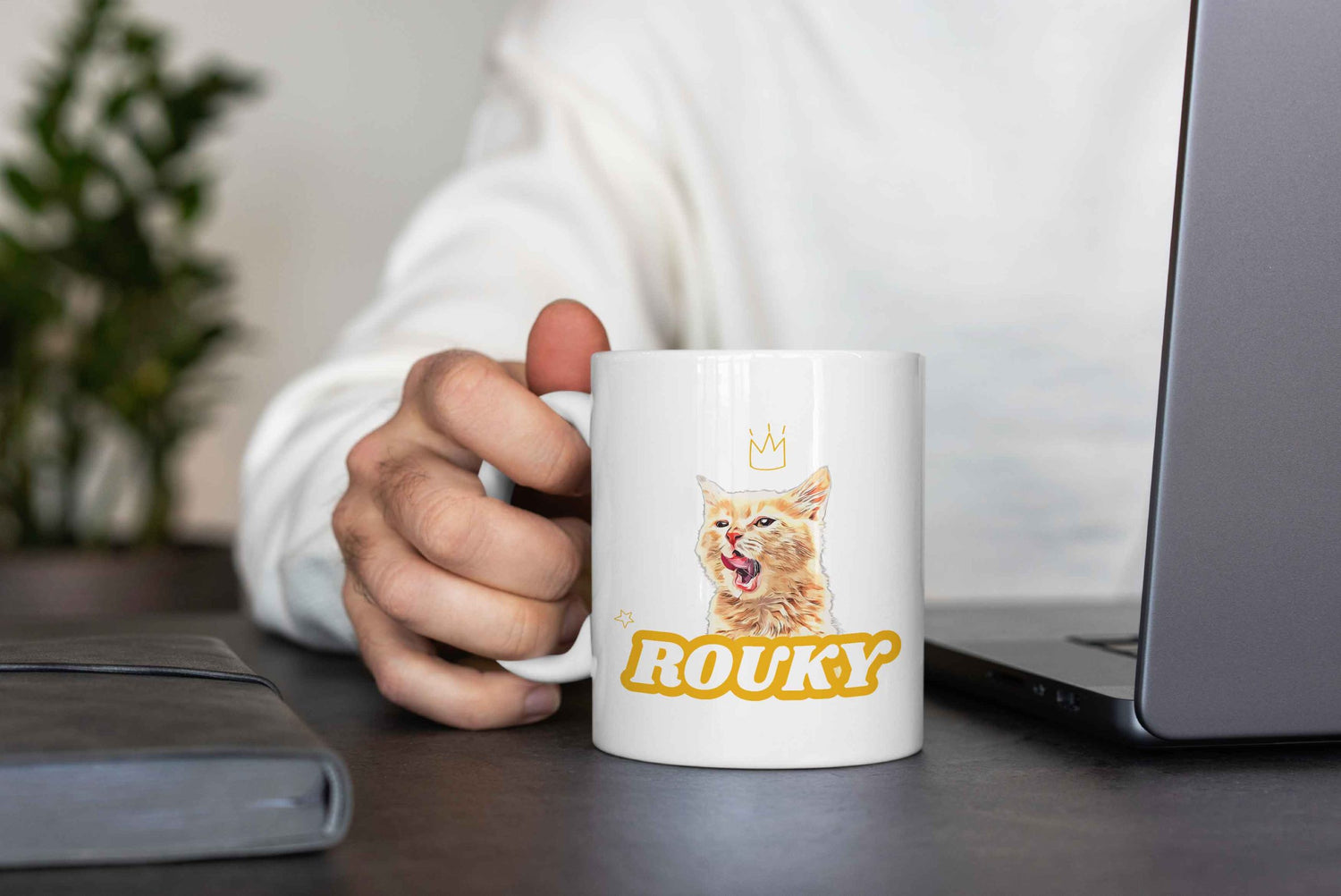 Mug personnalisé chat