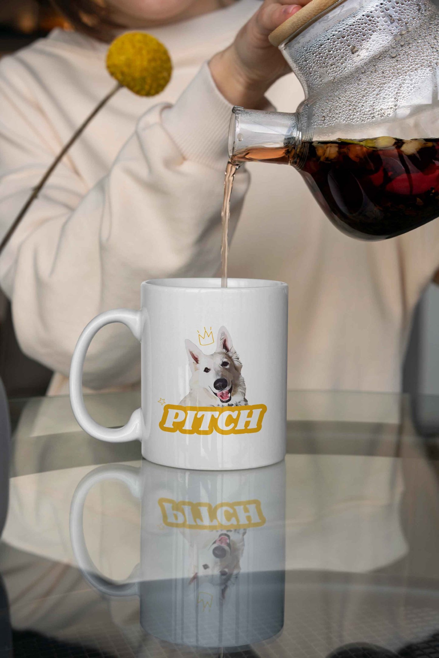 Mug personnalisé animal Royal