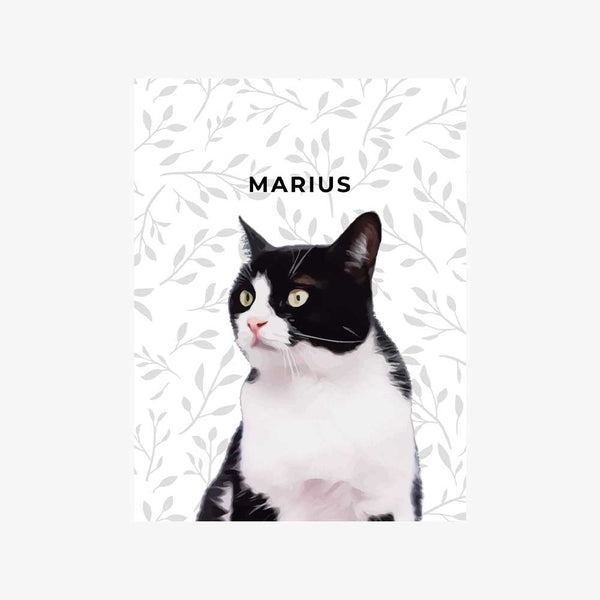Portrait animaux personnalisé - Cute
