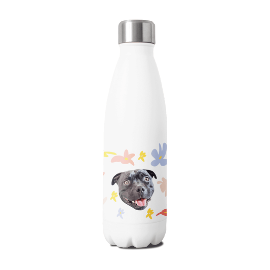 Gourde isotherme personnalisée animal - Wavy Flowers 🌸