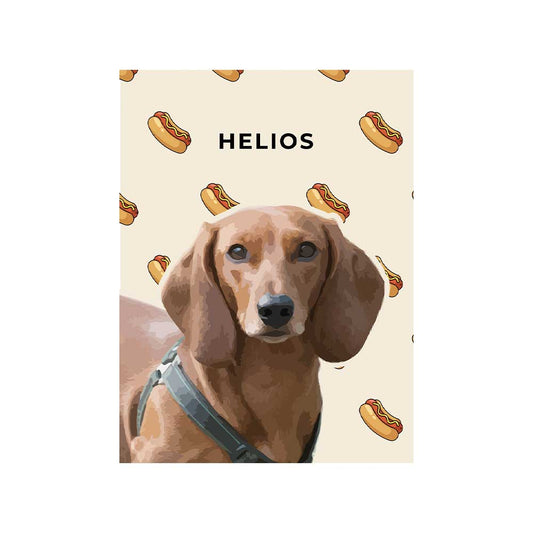 Portrait animaux personnalisé - Hot dogs 🌭