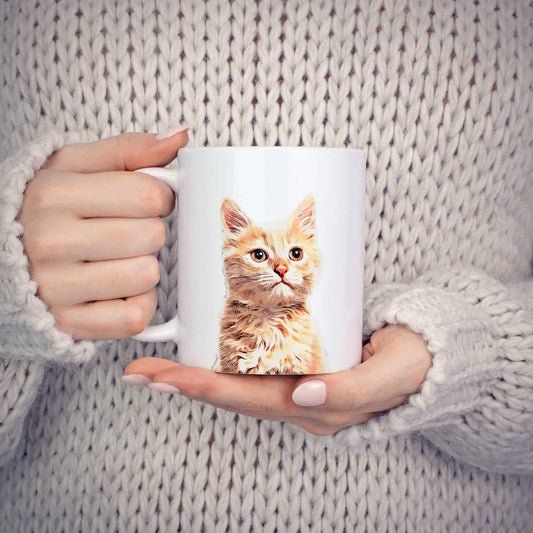 Un mug personnalisé pour les amoureux des chats à offrir en