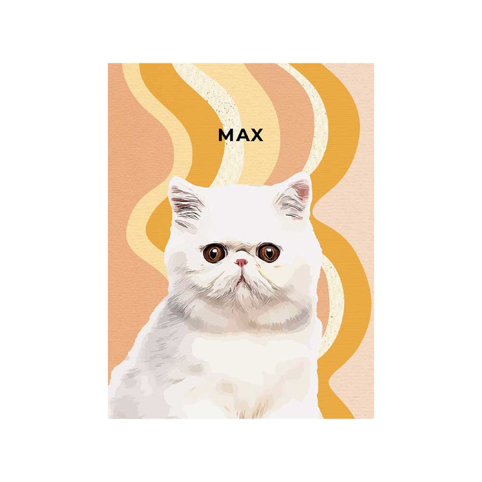 Portrait animaux personnalisé - Retro