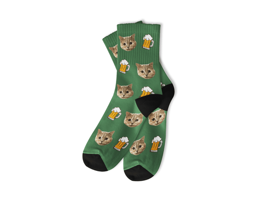Chaussettes personnalisées animal - Beer Lover 🍺