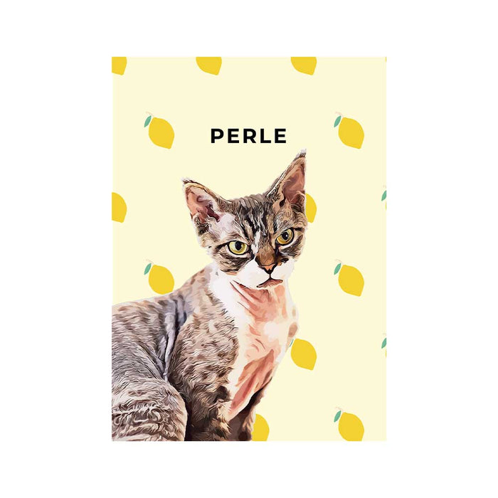 Portrait animaux personnalisé - Citrons 🍋