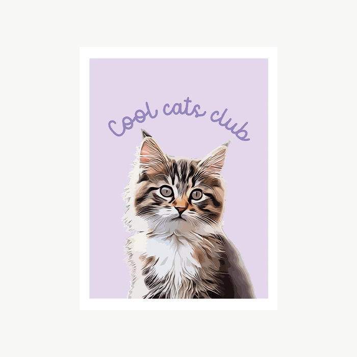 Portrait animaux personnalisé - Cool Cats Club