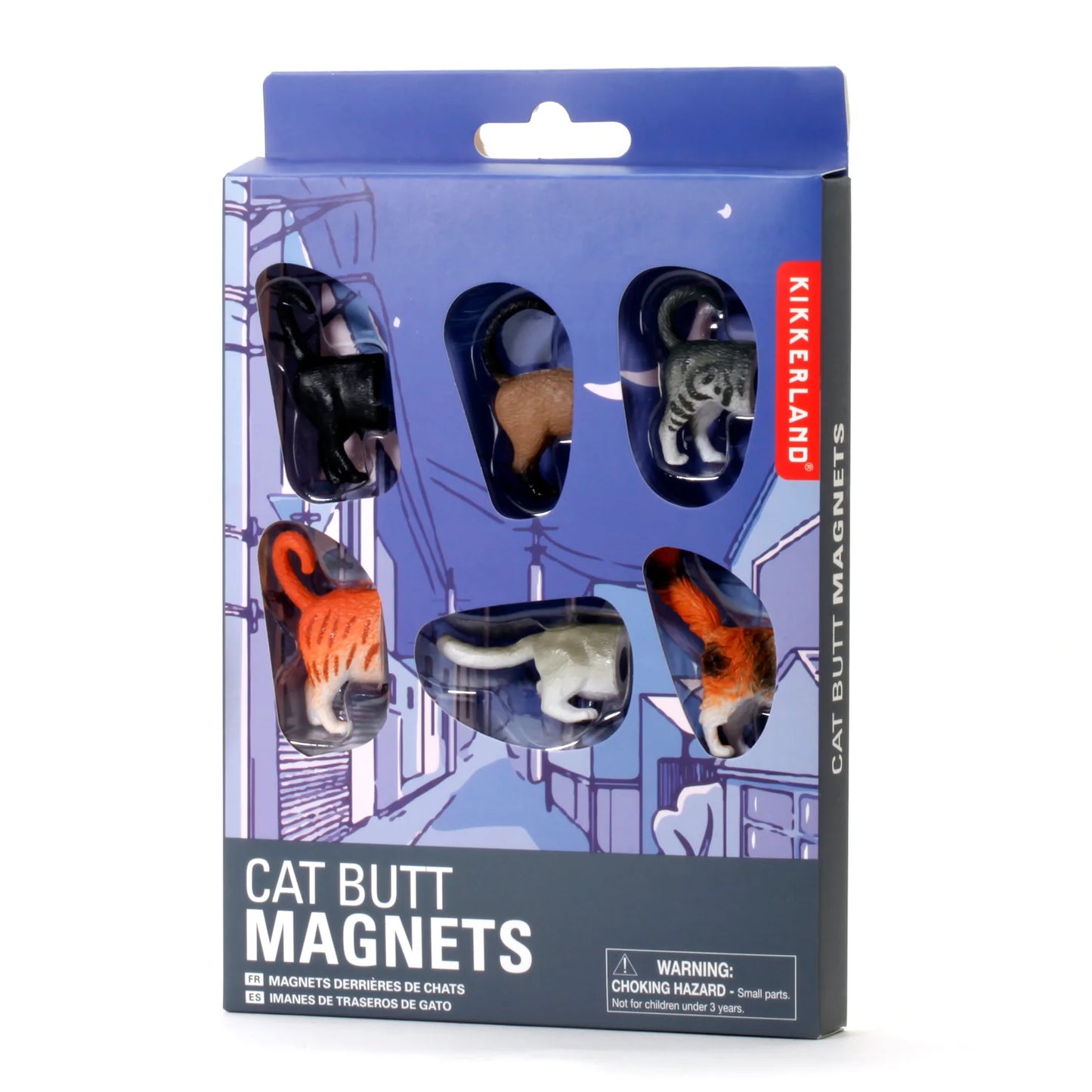 Magnets Derrières de Chats - Lot de 6